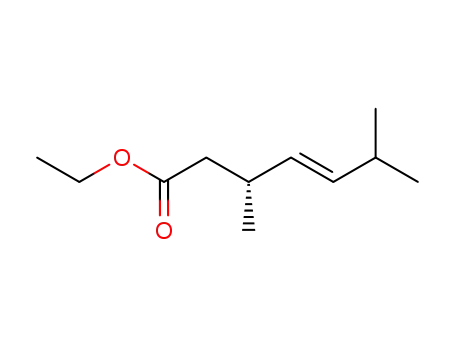 (-)-ethyl (R)-(E)-3,6-dimethyl-4-heptenoate