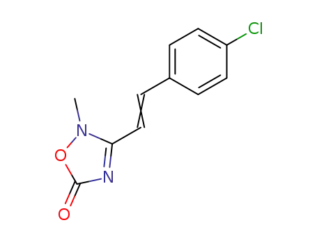 3-(4-chloro-styryl)-2-methyl-2H-[1,2,4]oxadiazol-5-one