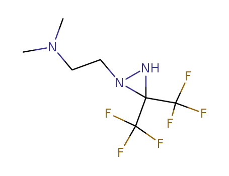 1-β-dimethylaminoethyl-3,3-bis(trifluoromethyl)diaziridine