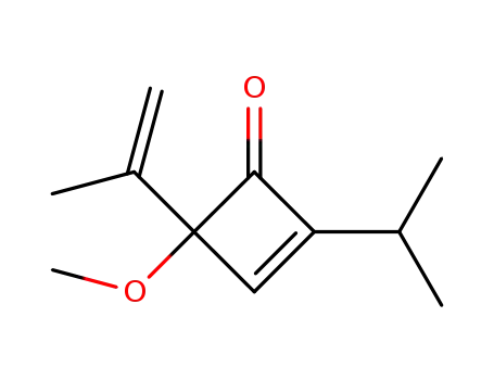 4-Isopropenyl-2-isopropyl-4-methoxy-cyclobut-2-enone
