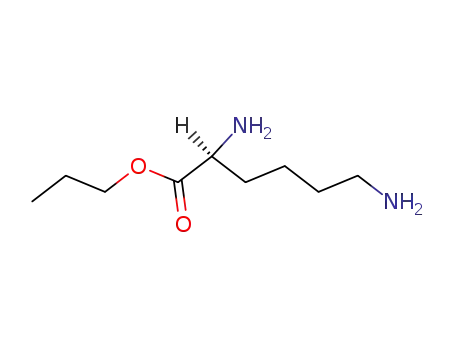 Molecular Structure of 57590-09-7 (L-Lysine, propyl ester)
