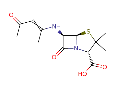 6β-(1-methyl-3-oxobut-1-enylamino)penicillanic acid