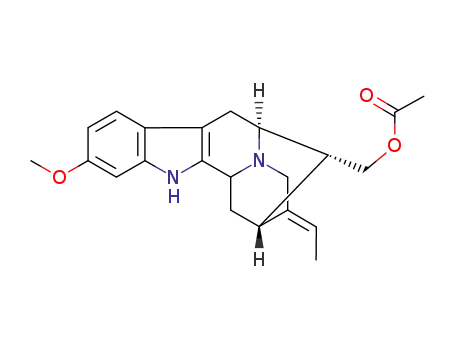 Acetic acid (2R,6S,13R)-3-eth-(E)-ylidene-10-methoxy-1,3,4,7,12,12b-hexahydro-2H,6H-2,6-methano-indolo[2,3-a]quinolizin-13-ylmethyl ester