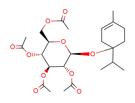 1-p-Menthen-2,3,4,6-tetra-O-acetyl-β-D-glucopyranosid