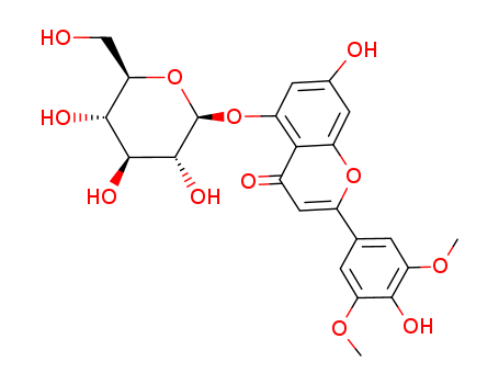 3',5'-Dimethoxy-4',7-dihydroxy-5-(β-D-glucopyranosyloxy)flavone