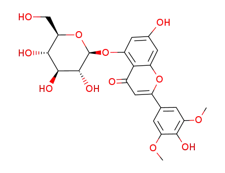 7,4'-dihydroxy-3',5'-dimethoxy-5-O-β-D-glucopyranosylflavone
