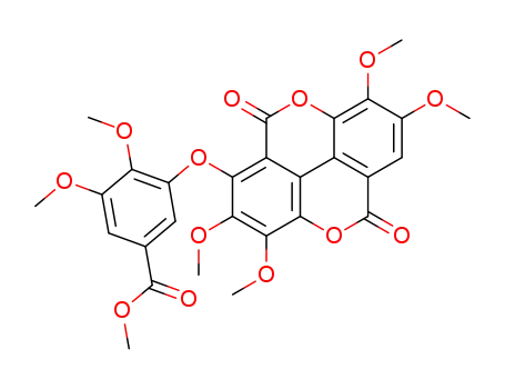 sanguisorbic acid dilactone heptamethyl ether