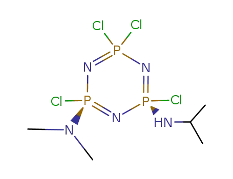 (2R,4S)-2,4,6,6-Tetrachloro-N-isopropyl-N',N'-dimethyl-2λ5,4λ5,6λ5-[1,3,5,2,4,6]triazatriphosphinine-2,4-diamine