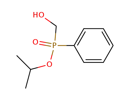 Molecular Structure of 145433-29-0 (Phosphinic acid, (hydroxymethyl)phenyl-, 1-methylethyl ester)