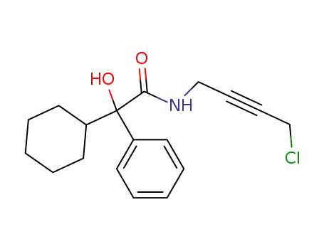 N-(4-chloro-2-butynyl)-2-cyclohexyl-2-hydroxy-2-phenylacetamide