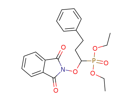 [1-(1,3-Dioxo-1,3-dihydro-isoindol-2-yloxy)-3-phenyl-propyl]-phosphonic acid diethyl ester