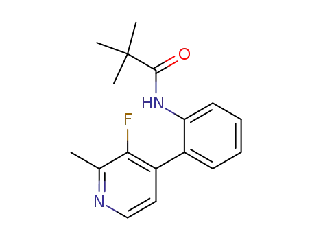 2,2-dimethyl-N-(2-(3-fluoro-2-methyl-4-pyridyl)phenyl)propanamide