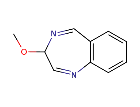 Molecular Structure of 107468-27-9 (3H-1,4-Benzodiazepine, 3-methoxy-)