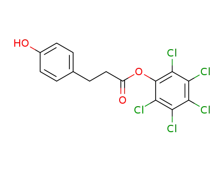 3-(4-Hydroxy-phenyl)-propionic acid pentachlorophenyl ester