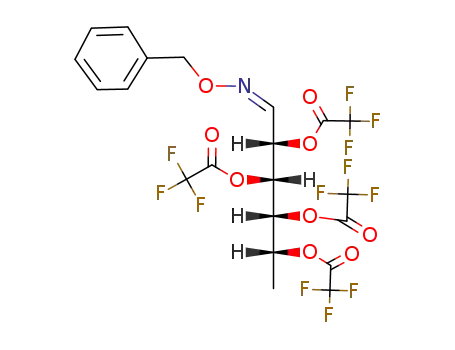 trifluoroacetylated 6-deoxyglucose anti-O-benzyloxime