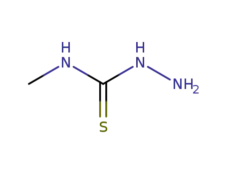 Molecular Structure of 6610-29-3 (4-Methylthiosemicarbazide)