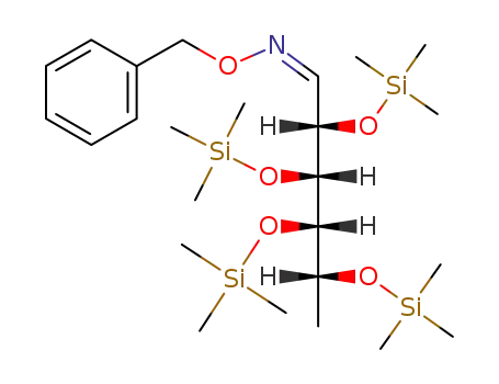 trimethylsilyl ether of 6-deoxygalactose-anti-O-benzyloxime