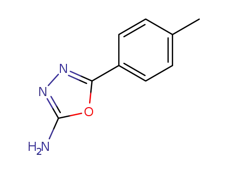 Molecular Structure of 33621-60-2 (5-(4-methylphenyl)-1,3,4-oxadiazol-2-amine)