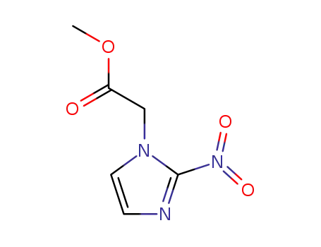 Molecular Structure of 22813-31-6 (METHYL 2-NITRO-1-IMIDAZOLEACETATE)