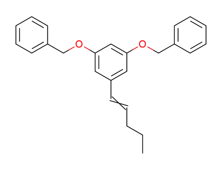 1,3-Bis-benzyloxy-5-((Z)-pent-1-enyl)-benzene