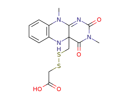 4a-(((carboxymethyl)dithio)methyl)-4a,5-dihydro-3,10-dimethylisoalloxazine