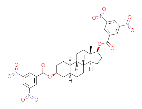 Retro-5-androstan-3.17β-diol bis (3.5-(NO2)2-benzoat)