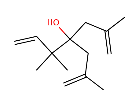 2,5,5-trimethyl-4-(2'-methyl-2'-propenyl)-1,6-heptadien-4-ol
