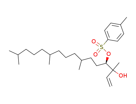 Toluene-4-sulfonic acid (R)-1-(1-hydroxy-1-methyl-allyl)-4,8,12-trimethyl-tridecyl ester