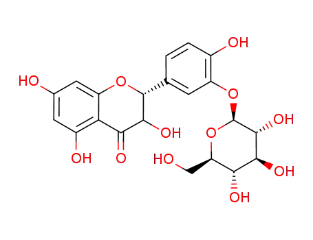 (R)-3,5,7-Trihydroxy-2-[4-hydroxy-3-((2S,3R,4S,5S,6R)-3,4,5-trihydroxy-6-hydroxymethyl-tetrahydro-pyran-2-yloxy)-phenyl]-chroman-4-one
