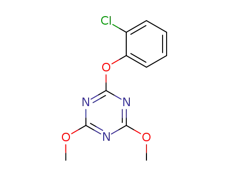 2-(2-Chloro-phenoxy)-4,6-dimethoxy-[1,3,5]triazine