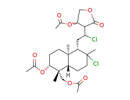 ent-(12Ξ,13Ξ,14Ξ)-3β,14,19-triacetoxy-8,12-dichloro-15-hydroxy-8ξH-labdan-16-oic acid-lactone