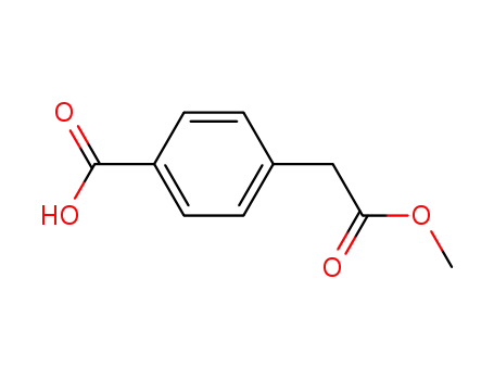 Molecular Structure of 87524-66-1 (Benzeneacetic acid, 4-carboxy-, 1-Methyl ester)