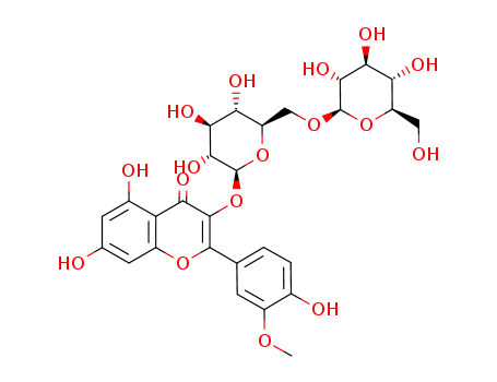 isorhamnetin 3-O-β-D-glucopyranosyl-(1→6)-β-D-glucopyranoside