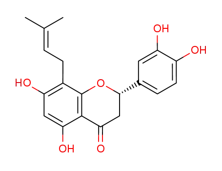 (S)-5,7,3',4'-tetrahydroxy-8-(3',3'-dimethylallyl)flavanone