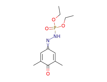 N'-(3,5-Dimethyl-4-oxo-cyclohexa-2,5-dienylidene)-phosphorohydrazidic acid diethyl ester