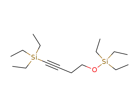 1-triethylsilanyl-4-(triethylsilanyloxy)but-1-yne
