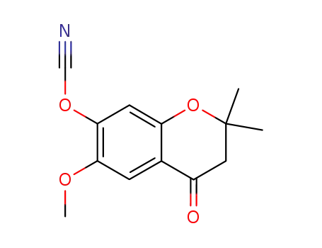 7-Cyanato-6-methoxy-2,2-dimethyl-chroman-4-one