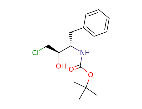 (2R,3S)-1-Chloro-2-hydroxy-3-N-(tert-butoxycarbonyl)amino-4-phenylbutane