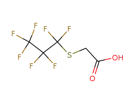 heptafluoropropylthioacetic acid
