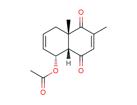 Acetic acid (1R,4aS,8aS)-4a,6-dimethyl-5,8-dioxo-1,4,4a,5,8,8a-hexahydro-naphthalen-1-yl ester