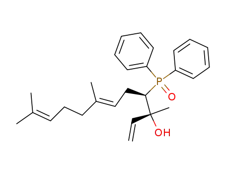 (6E)-threo-3,7,11-Trimethyl-4-(diphenylphosphinyl)dodecatrien-3-ol