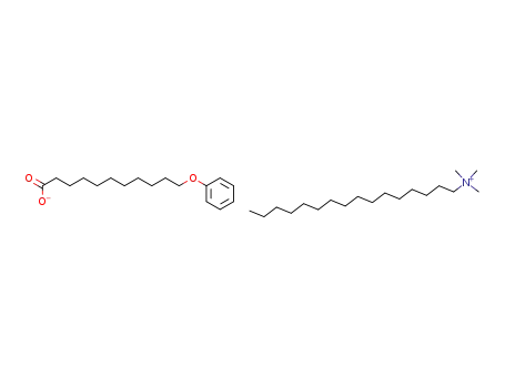 11-Phenoxy-undecanoatehexadecyl-trimethyl-ammonium;