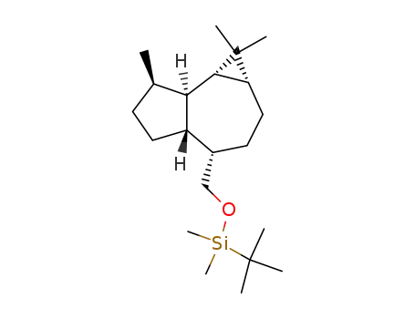 tert-Butyl-dimethyl-((1aR,4S,4aR,7R,7aR,7bS)-1,1,7-trimethyl-decahydro-cyclopropa[e]azulen-4-ylmethoxy)-silane