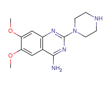 Molecular Structure of 60547-97-9 (2-Piperazine-4-amino-6,7-dimethoxyquinazoline)