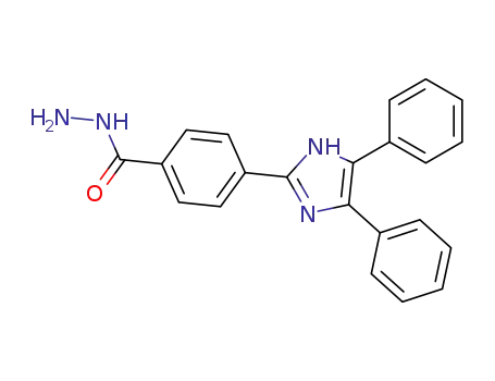 2-(4-hydrazinocarbonyl-phenyl) 4,5-diphenylimidazole