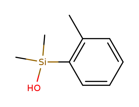 Molecular Structure of 188404-95-7 (Silanol, dimethyl(2-methylphenyl)-)