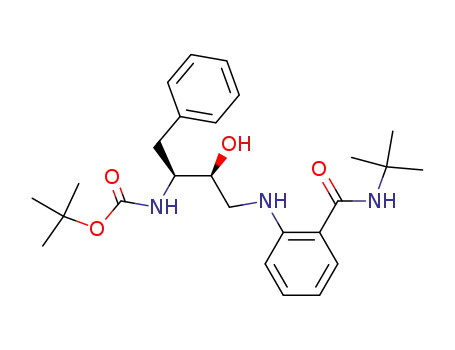 [(1S,2S)-1-Benzyl-3-(2-tert-butylcarbamoyl-phenylamino)-2-hydroxy-propyl]-carbamic acid tert-butyl ester