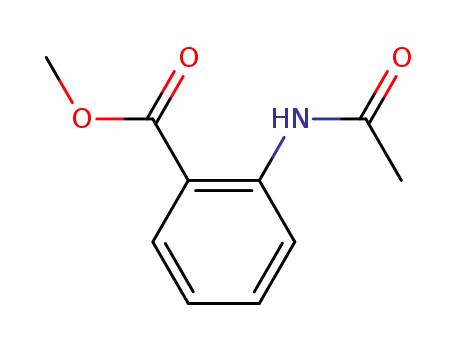 Molecular Structure of 2719-08-6 (METHYL 2-ACETAMIDOBENZOATE)