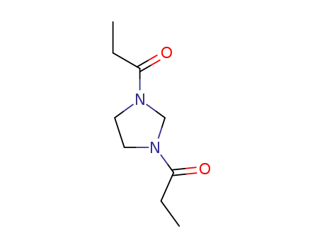 Molecular Structure of 49738-16-1 (Imidazolidine, 1,3-bis(1-oxopropyl)-)