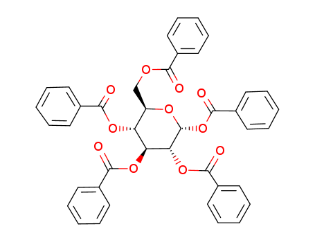 1,2,3,4,6-O-Penta-benzoyl-α-D-glucopyranose